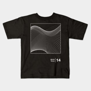 Sines - Minimalist Style Graphic Design Kids T-Shirt